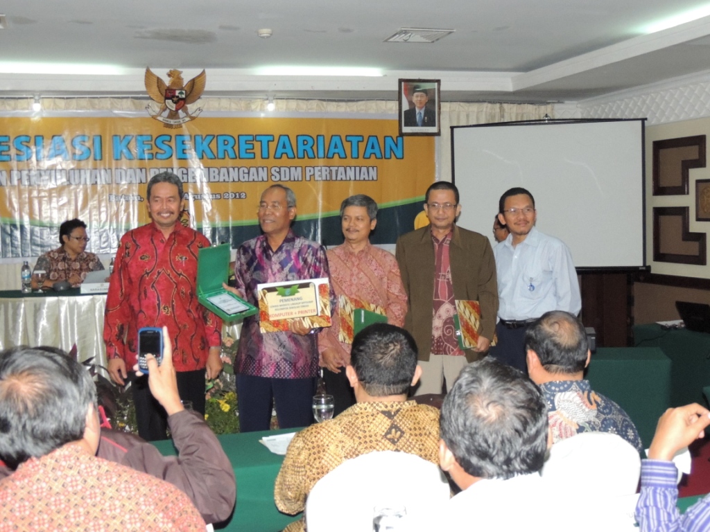STPP MAGELANG JUARA II LOMBA WEBSITE LINGKUP BPPSDMP KEMENTERIAN PERTANIAN 2012