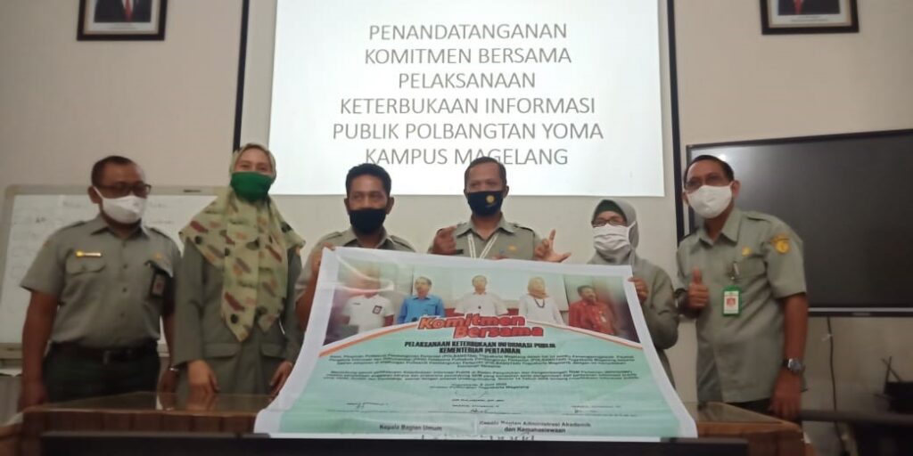 POLBANGTAN YOMA KAMPUS MAGELANG BERKOMITMEN MELAKSANAKAN KETERBUKAAN INFORMASI PUBLIK POLBANGTAN YOMA KAMPUS MAGELANG BERKOMITMEN MELAKSANAKAN KETERBUKAAN INFORMASI PUBLIK