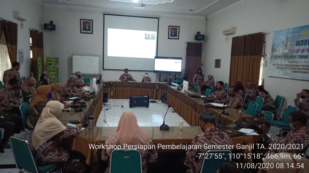 Workshop Rencana Pembelajaran Semester Ganjil Tahun Ajaran 2020/2021 Polbangtan YoMa