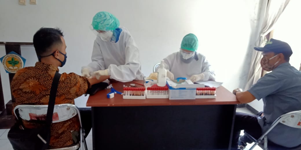 Rapid Test Covid-19 Bagi Seluruh Pegawai Polbangtan YoMa