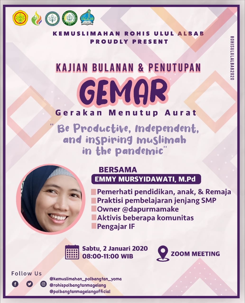 Be Productive, Independent and Inspiring Muslimah in the Pandemic