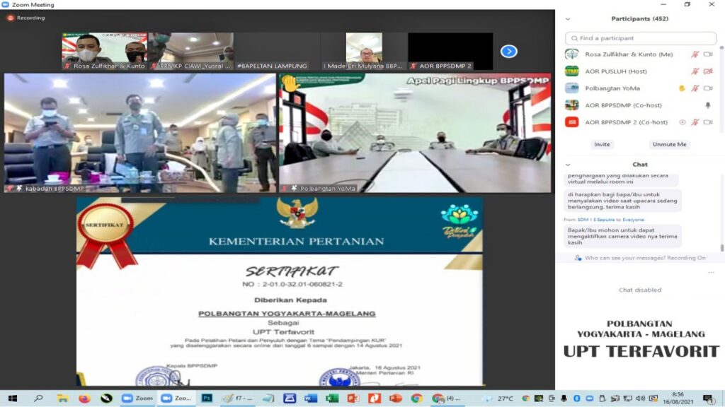 Sukses Fasilitasi Pelatihan Petani-Penyuluh, Polbangtan YoMa Jadi UPT Terfavorit Sukses Fasilitasi Pelatihan Petani-Penyuluh, Polbangtan YoMa Jadi UPT Terfavorit