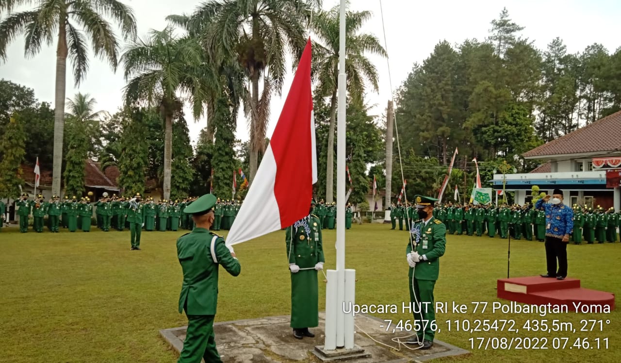 Upacara HUT RI ke-77, Polbangtan Yogyakarta – Magelang Ajak Pertahankan Kemerdekaan dengan Handarbeni