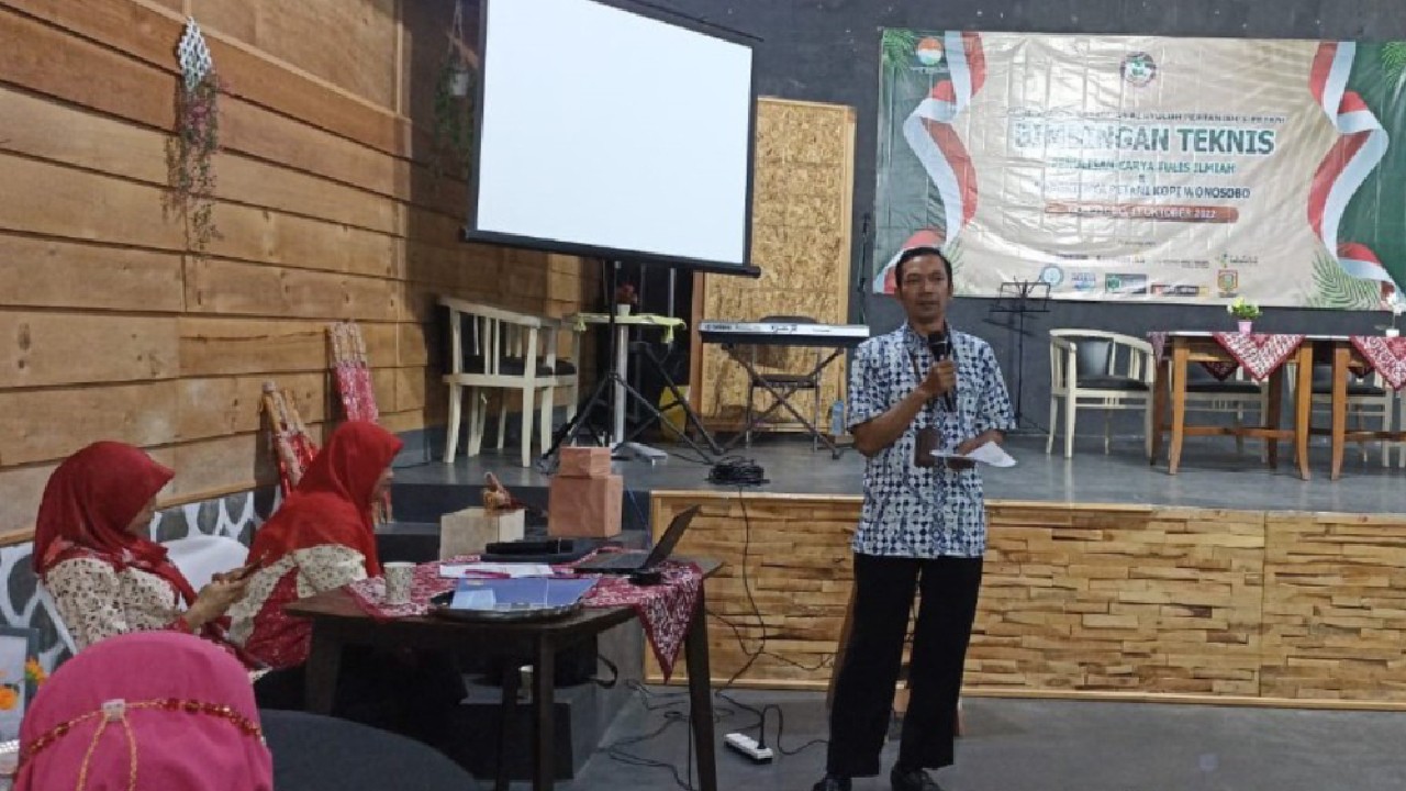 Polbangtan Kementan Bekali “Kopassus” Pertanian Wonosobo Keterampilan Menulis