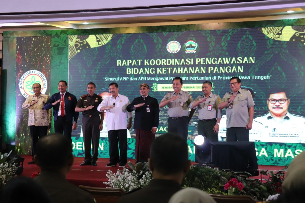 Jaga Pangan di Jawa Tengah, Kementan Sinergikan Aparat Pengawas & Penegak Hukum